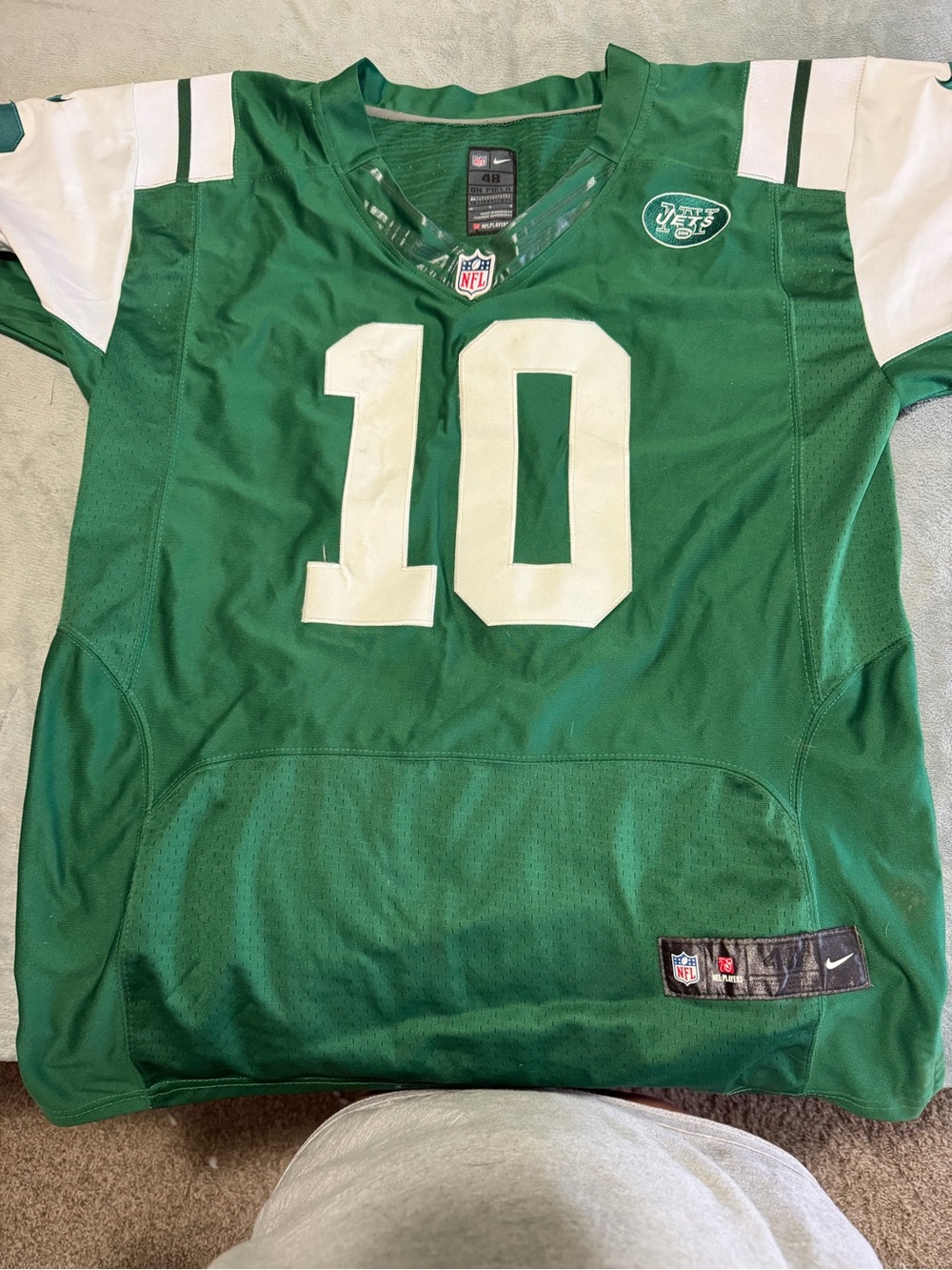 Nike NFL Green New York Jets #10 Football Jersey